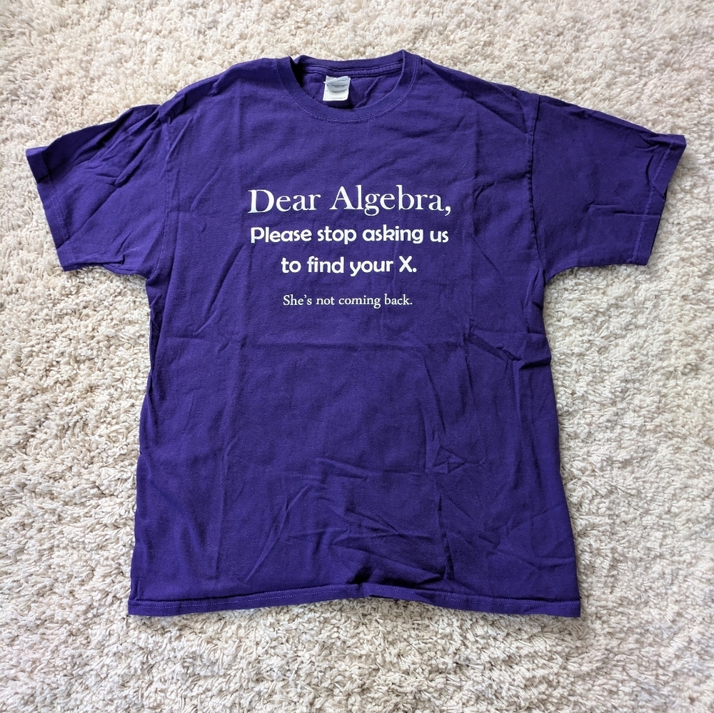 Dear Algebra Please Stop Asking To Find Your X. She's Not Coming Back. T-shirt